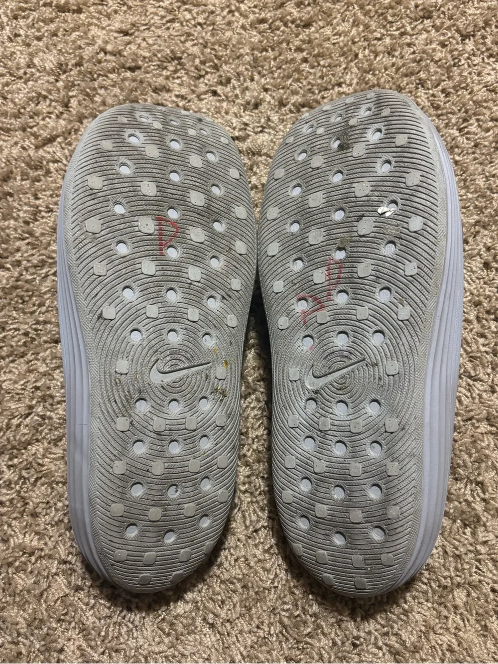 Nike React Slides Wolf Gray 12M